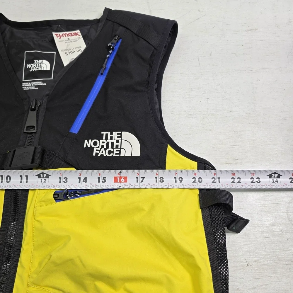 The North Face‎ BLS 3L Vest Lemon Black Unisex Women's L Men's M Layering Rare!